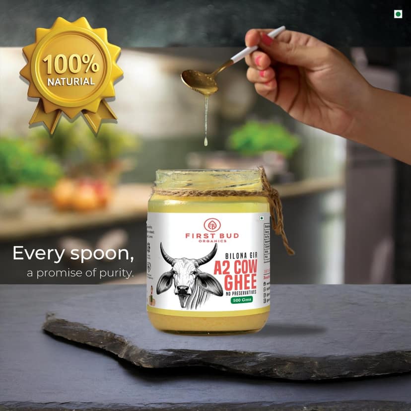 Bilona Gir A2 Desi ghee 1L view 2