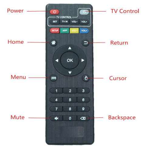 Android Smart Box Remote Control Compatible for Solid MX ,MXQ ,MXQ PRO ,M8 ,M8N, M8S, MX3 & Others Android TV Box view 2
