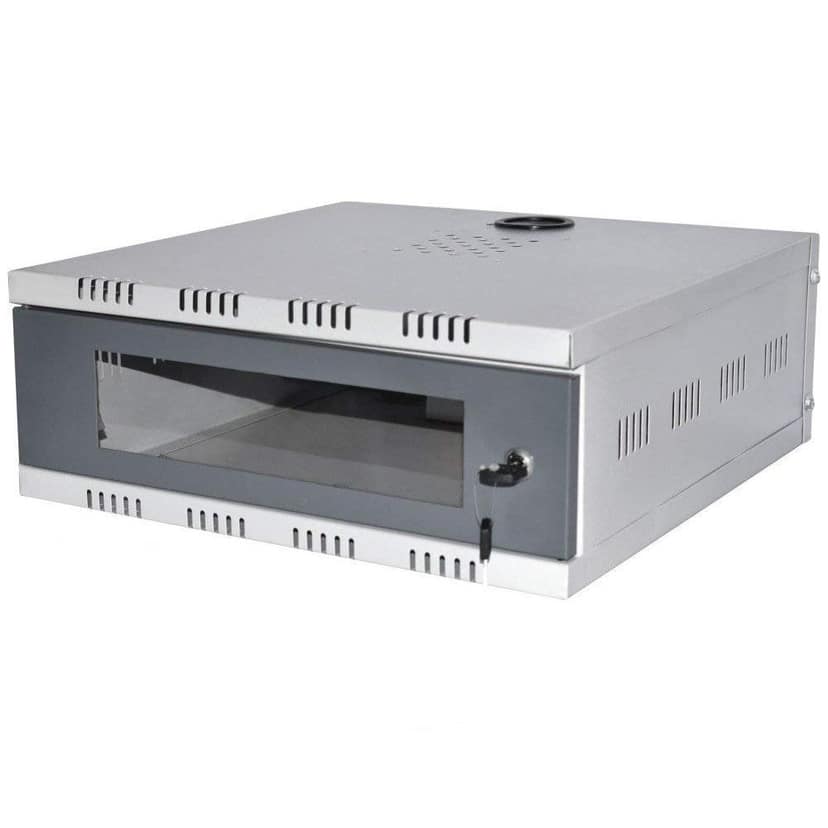 2U WiFi CCTV DVR /NVR/Server/Network Rack with 3 Power Sockets & Transparent Glass Door