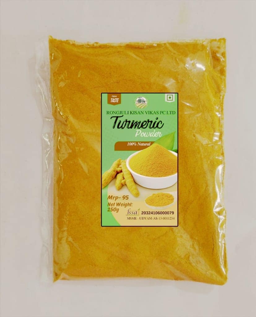 Rongjuli Kisan Vikas PC Ltd 100% Natural Turmeric Powder 250g view 2
