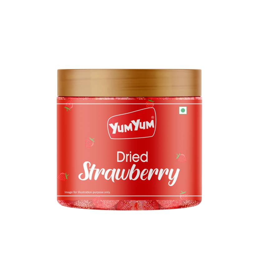 YUM YUM Dried Strawberries - 200g