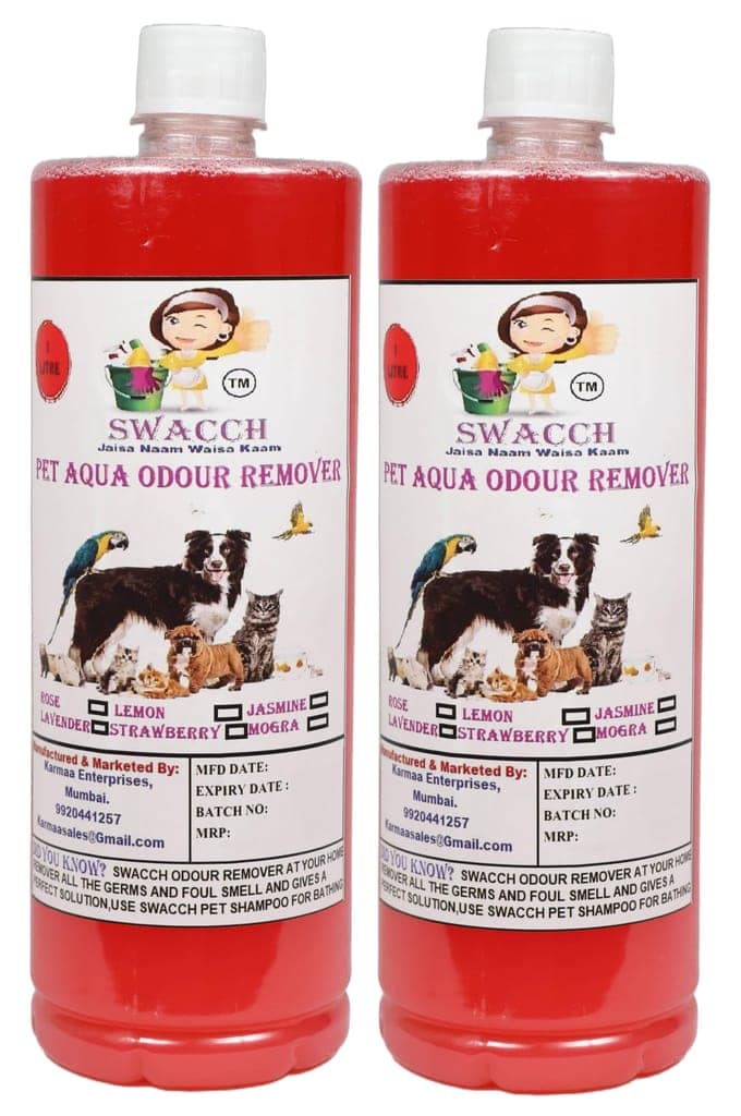 Swacch PET Aqua Odour Remover (1 Litre) (Combo Pack of 2) Rose view 2