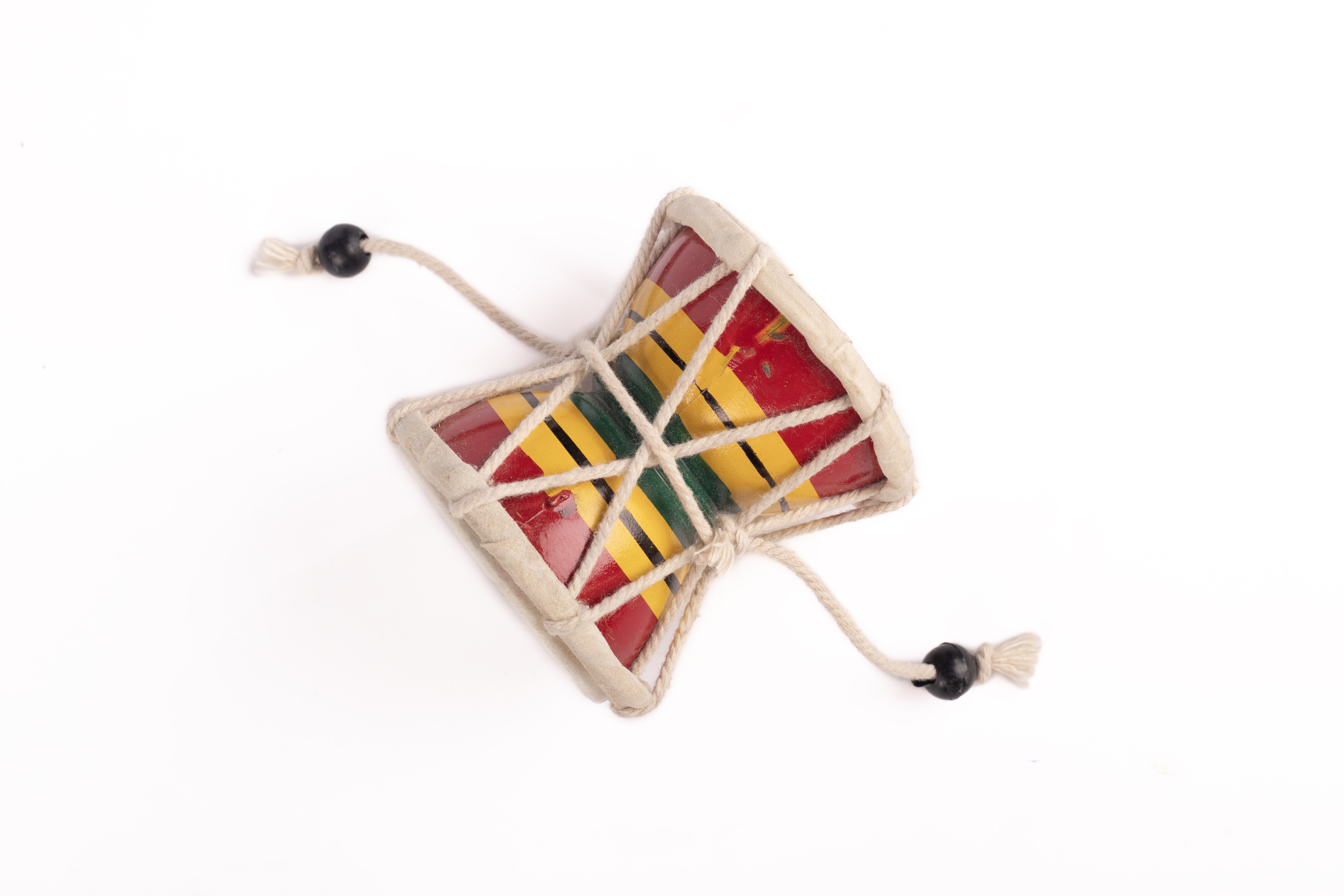 Pellet Drum Musical Instrument with Traditional Design and Rhythmic Sound view 2