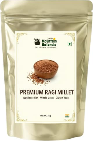 Mountain Naturals Ragi Sabut (Finger Millet Whole Grain) 1 kg
