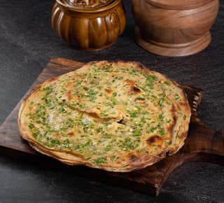Mirchi paratha (green chillies)