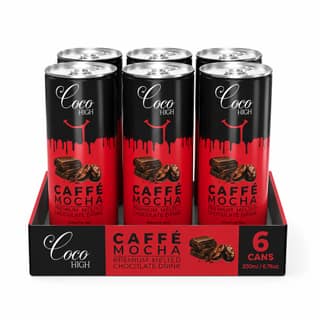 COCOHIGH Caffe Mocha Chocolate Drink Shake - 200ml (Pack Of 6)