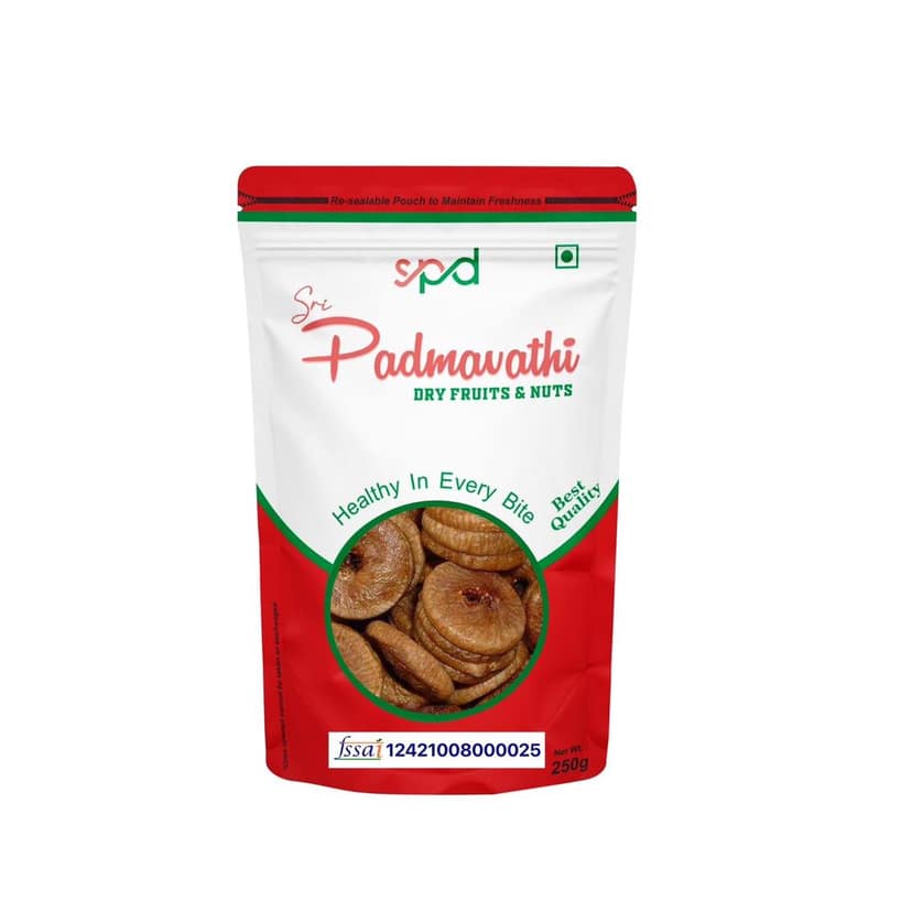 Sri Padmavathi Dry Fruit & Nuts ALMONDS/FIG -250g view 2