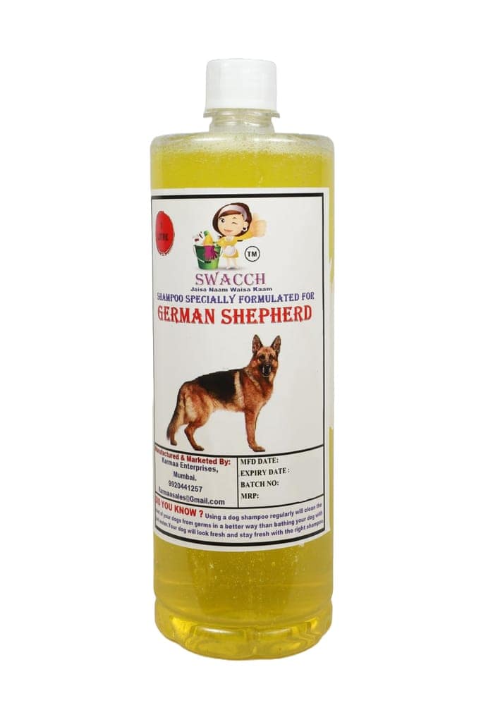 Swacch Shampoo Specially Formulated for German Shepherd (1 Litre) Lemon view 2