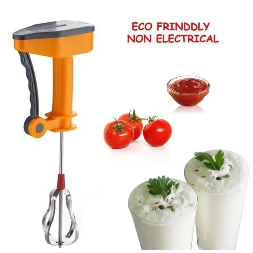 Store 4 Hope Power-free Hand Blender and Beater with High Speed Operation (Multicolour) view 2