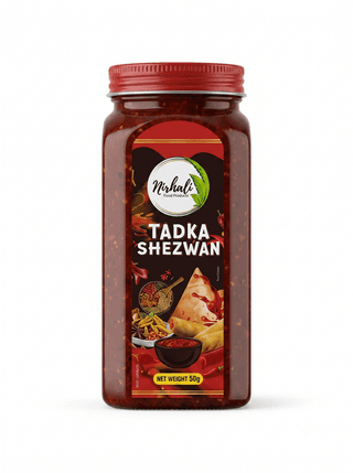 Nirhali Tadka Shezwan Chutney (50g) | Bold & Spicy Fusion | Perfect Dip & Stir-fry Sauce