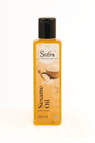 Sutra White Sesame Premium Oil, 200 ml