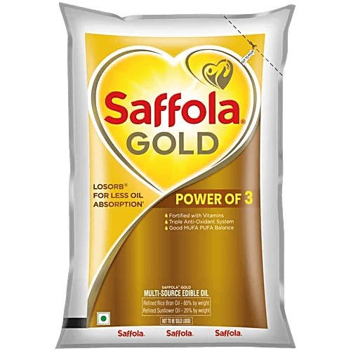 SAFFOLA GOLD C.OIL POUCH 1L
