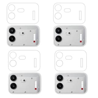 ISAAK Back Camera Lens Protector compatible for Nothing 4b (Pack of 4)