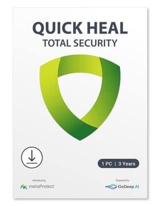 Quick Heal | Total Security | 1 User | 3 Years | Email Delivery - no CD