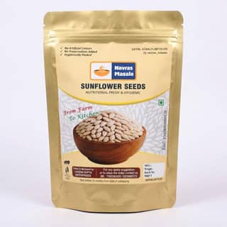 NAVRAS MASALE SUNFLOWER SEEDS 200GM - 200 gm - One pack of sunflower seeds