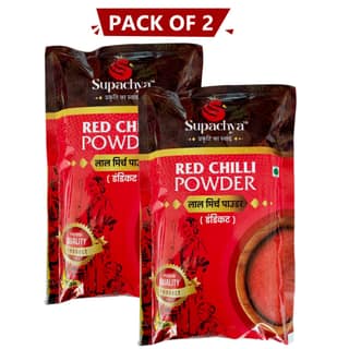 Supachya Red Chilli ( 500 gm ), pack of 2