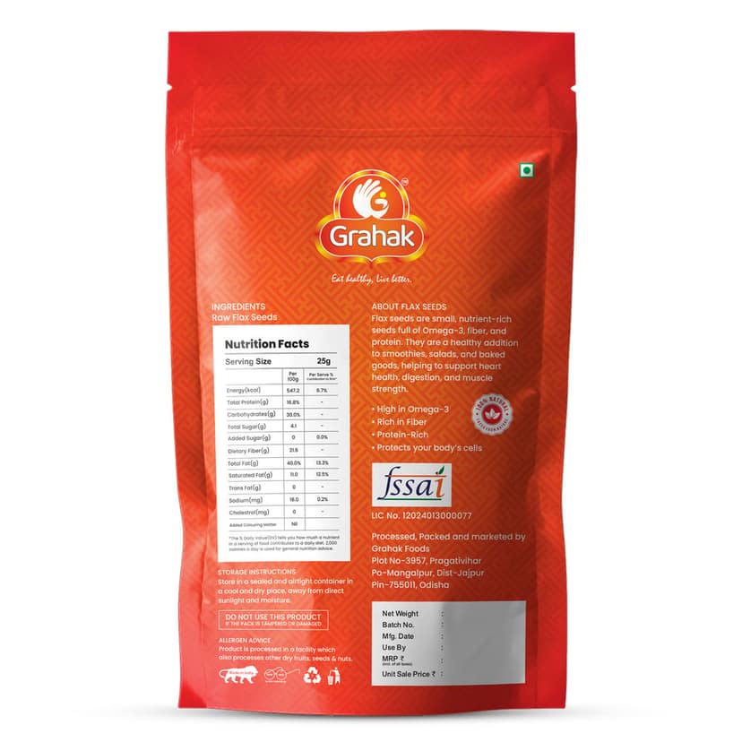Flax Seeds-250g view 2