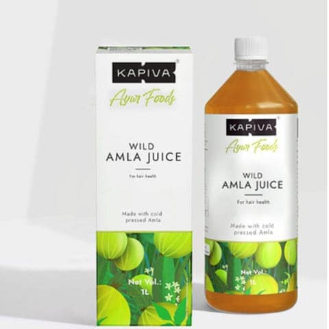 Kapiva Amla Juice, 1 L Bottle view 2