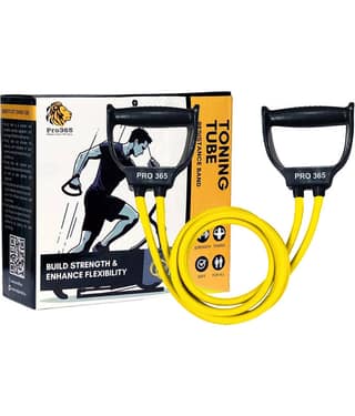 PRO365 Rubber Double Toning Tube Yellow - Light Resistance
