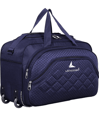 LEXCORP 60 Ltrs Blue Polyester Duffle Bag