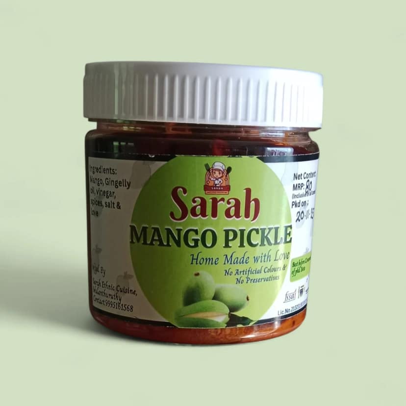 Eco-cater Spicy Mango Oil Pickle Traditional Style 250 g