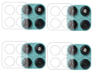 ISAAK Back Camera Lens Protector compatible for Moto Edge 60 Fusion (Pack of 4)