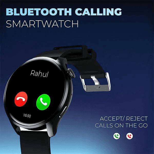 Hammer Pulse 4.0 Round Dial Smart Watch with Bluetooth Calling view 2