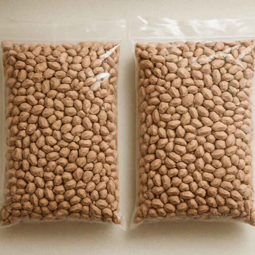 Usha Bazaar's lobia (black-eyed peas) view 2