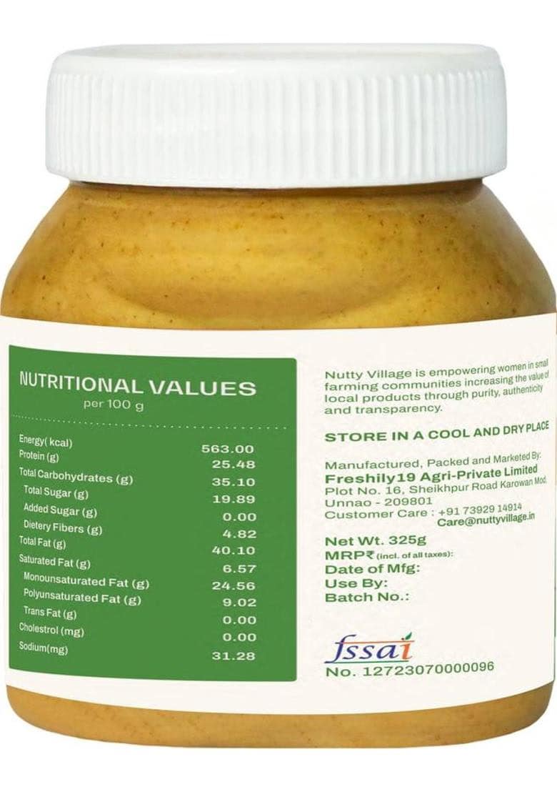 Nutty Village Coconut Peanut Butter Creamy 325 g view 2