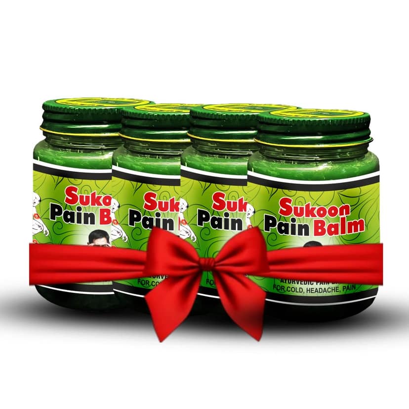 Mahida & Sons Sukoon Pain Balm – 100g | Herbal Relief for Headache, Cold & Body Aches | Soothing & Fast-Acting Formula