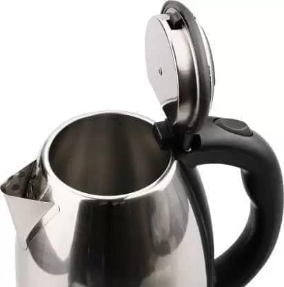 GLOBAL IMPEX Premium Stainless Steel Electric Kettle 1.8 L 1500 W Stainless Steel Outer & Inside Body Auto Shut Off Over Heating Protection 360 Degree Rotating Base - Silver (Pack of 1) view 2