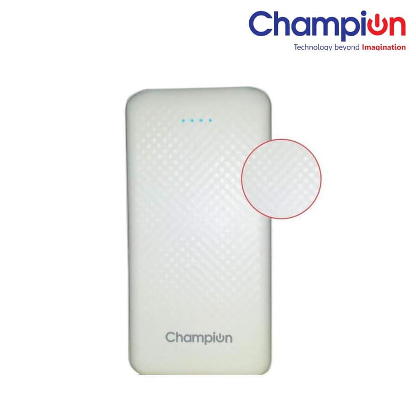 Champion Power Bank 10000mAh (CHAMP 114) Dual USB, Fast Charging for All Devices view 2