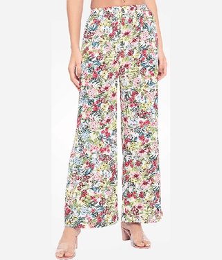 OTIRA Pack of 1 Crepe Straight Women's Palazzos ( Multicolor )