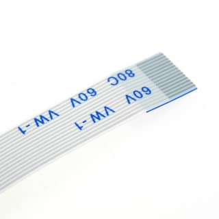 13 Pin 0.5mm Pitch 50mm Reverse Side Connection FFC Ribbon Flexible Flat Cable