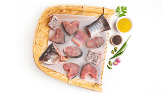 Rohu (Rui) Medium Bengali Cut (With Head)