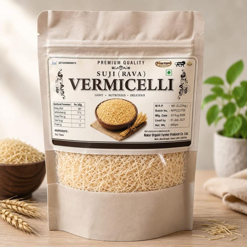Vermicelli (Suji - Rava) view 2