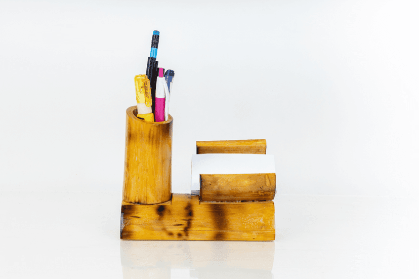 Bamboo Pen & Mobile Stand 1 piece view 2