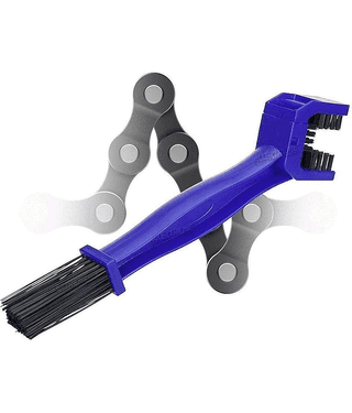 Aksmit Combo ( Pack Of 1 ) Multi-Purpose Bike Chain Cleaner Brush with Soft & Long Bristles Ideal for Quick Cleaning of Cycles, Motorcycles