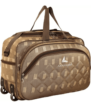 LEXCORP 60 Ltrs Red Polyester Duffle Bag