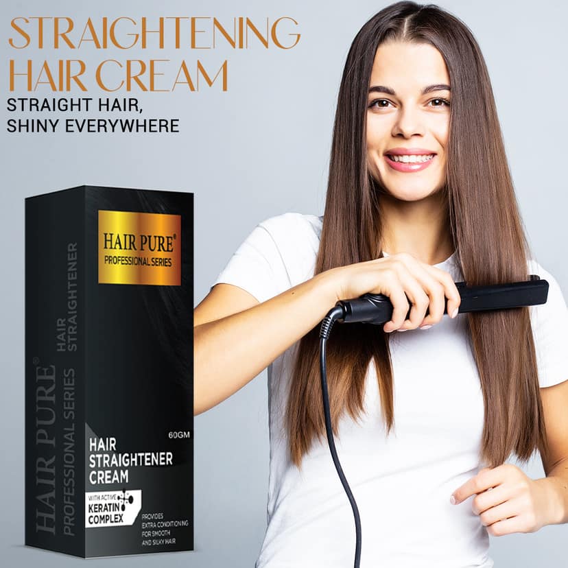 Hair Straightener Cream & Neutralizing Cream 60ml - Keratin Hair Straightening Kit view 2