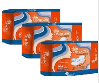 Stay She Sanitary Pads with Wings (Pack of 3)
