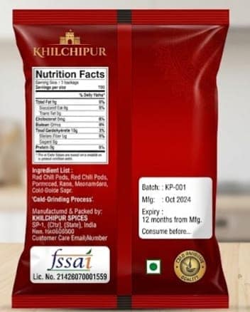 Red chilli powder view 2