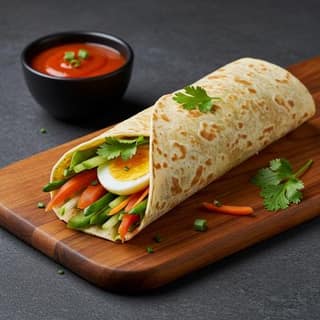 Egg With Veg Roll