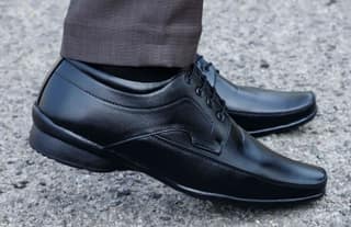 Synthetic Leather Office Slip Ons Formal Shoes For Men