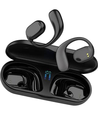 COREGENIX JS270 OWS Bluetooth True Wireless (TWS) On Ear 30 Hours Playback Low Latency,Powerfull bass IPX4(Splash & Sweat Proof) Black