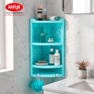 Ankur Cona Rack Plastic Wall Shelf