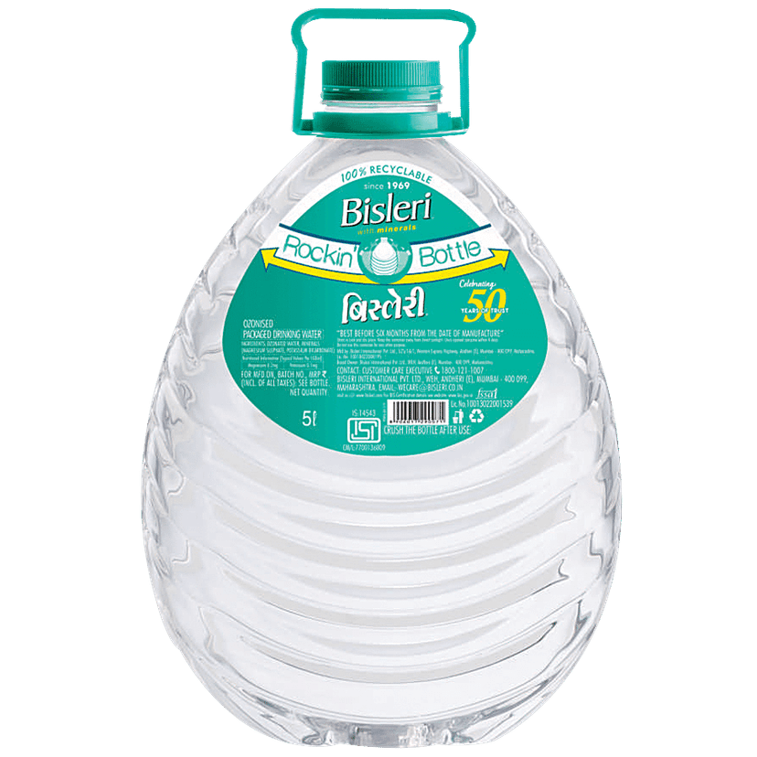 Bisleri Mineral Water, 5 L Can view 2