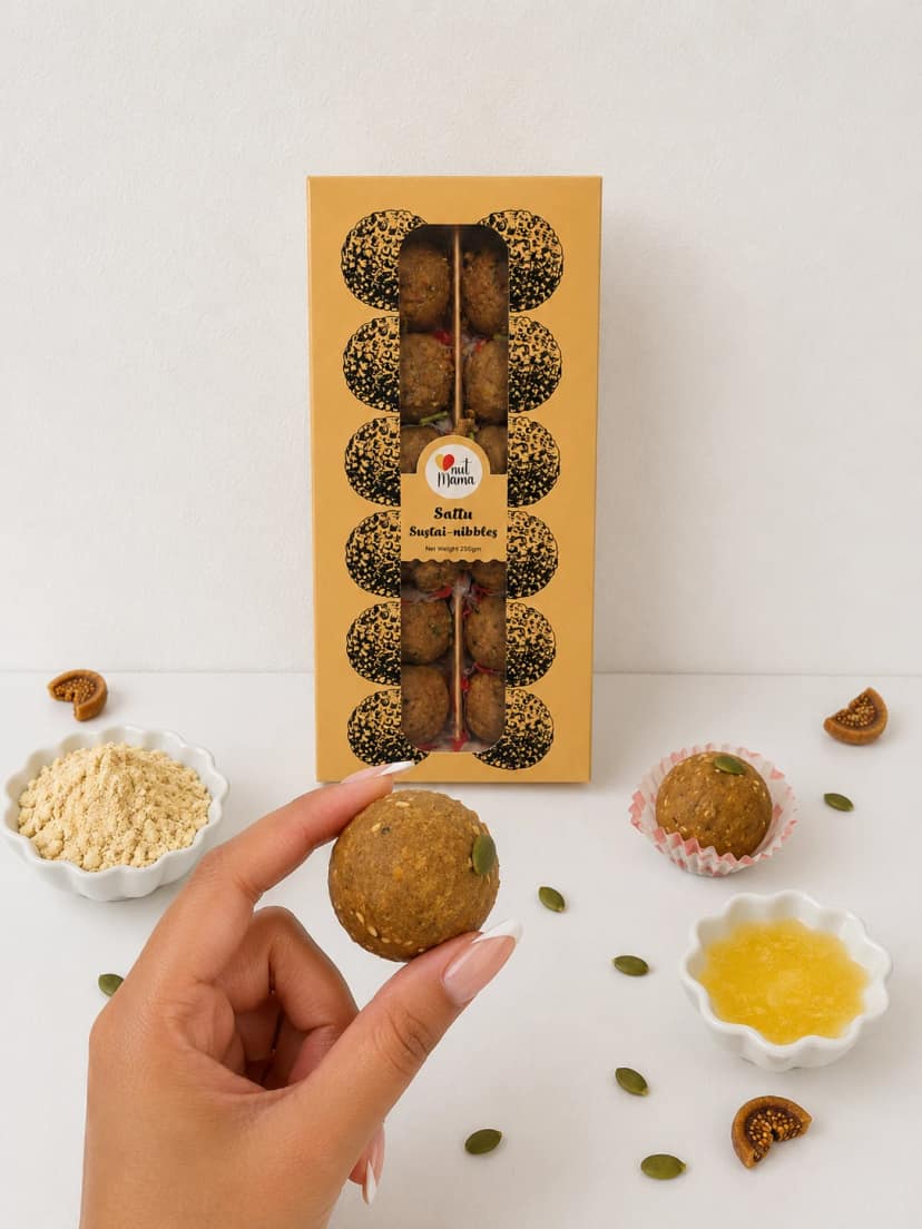 Nut Mama- Sattu Sustai-Nibbles 240g view 2
