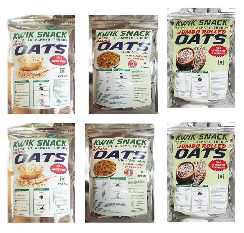 GIFT HAMPER-4 Combo Pack of 6 (Quick Oats, Masala Oats & Rolled Oats) view 2