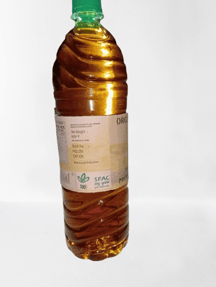 ORGANIC MUSTARD OIL (NO ADULTERATION, FREE FROM ARGEMONE OIL) view 2